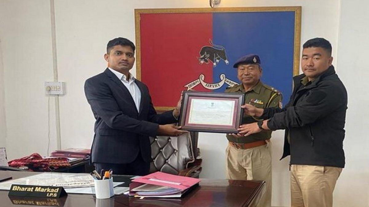 कोहिमा पुलिस स्टेशन को नागालैंड में सर्वश्रेष्ठ पुलिस स्टेशन का पुरस्कार मिला
