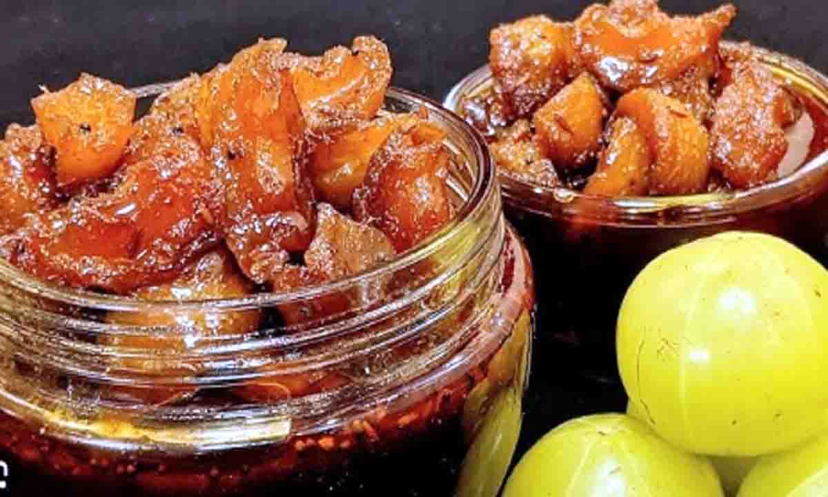 आंवले की खट्टी मीठी लौंजी,बहुत आसान रेसिपी