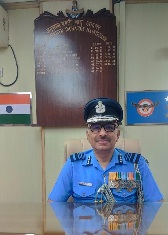 भारतीय वायुसेना के वायु प्रभारी अधिकारी एयर मार्शल अजय कुमार अरोड़ा ने संभाला पदभार